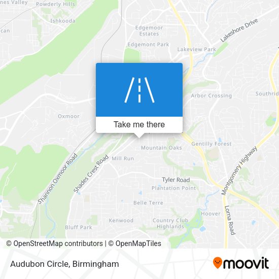 Mapa de Audubon Circle