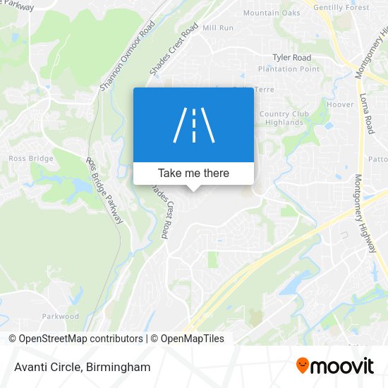 Avanti Circle map