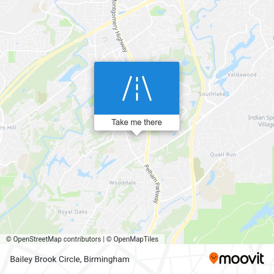 Bailey Brook Circle map