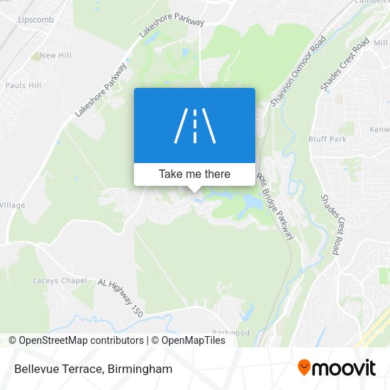 Mapa de Bellevue Terrace