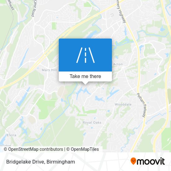 Bridgelake Drive map