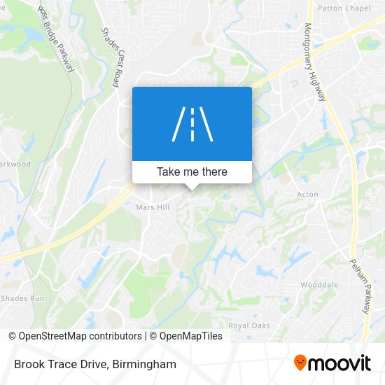 Brook Trace Drive map