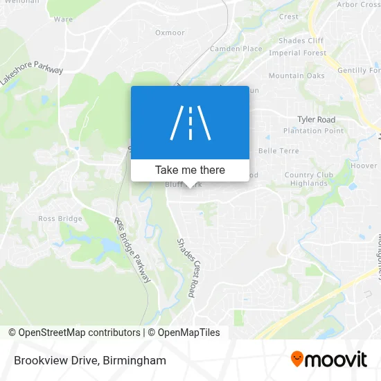 Brookview Drive map