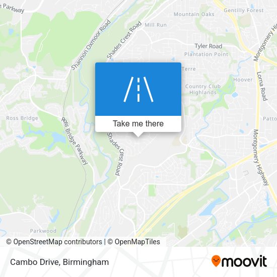 Mapa de Cambo Drive