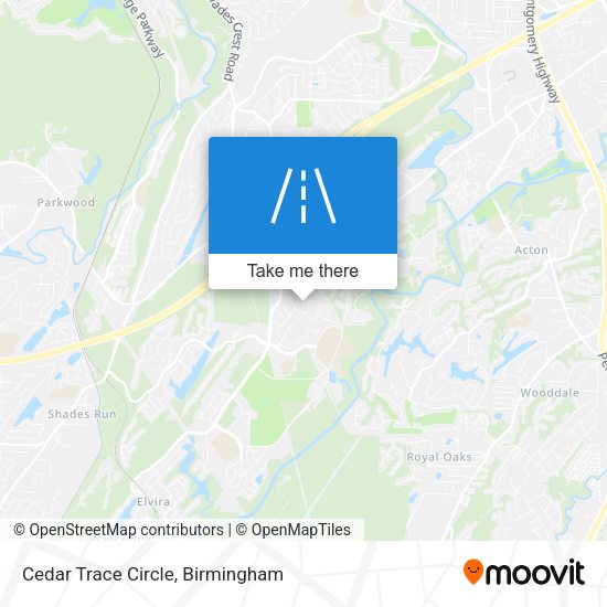 Cedar Trace Circle map