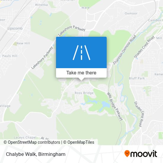 Chalybe Walk map