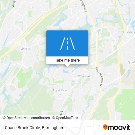 Chase Brook Circle map