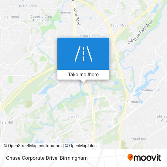 Mapa de Chase Corporate Drive