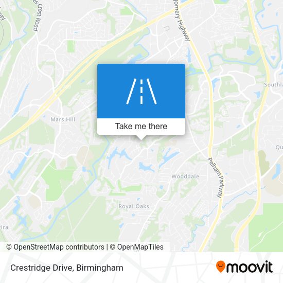 Mapa de Crestridge Drive