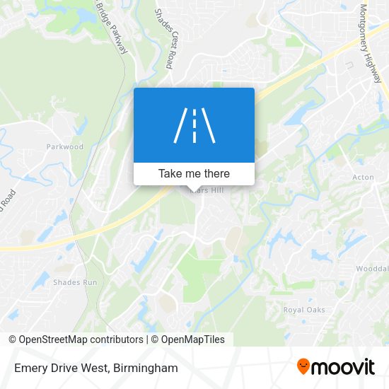 Mapa de Emery Drive West