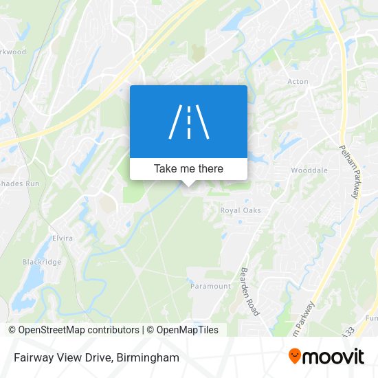 Fairway View Drive map