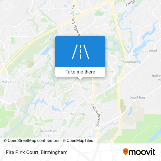 Fire Pink Court map