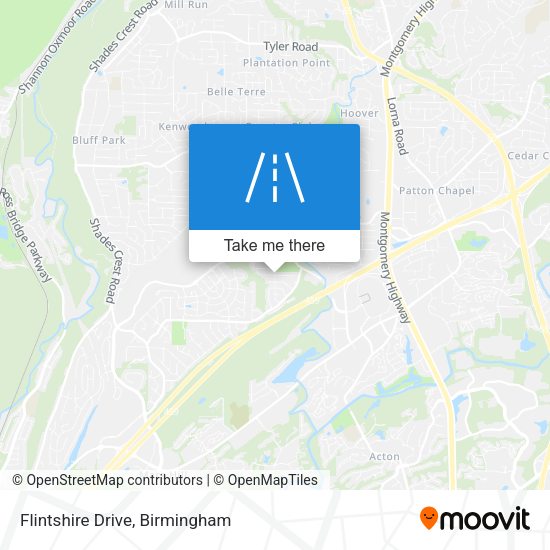 Mapa de Flintshire Drive