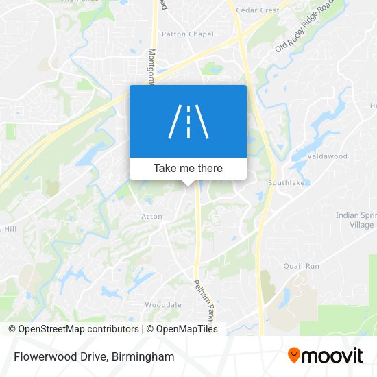 Flowerwood Drive map