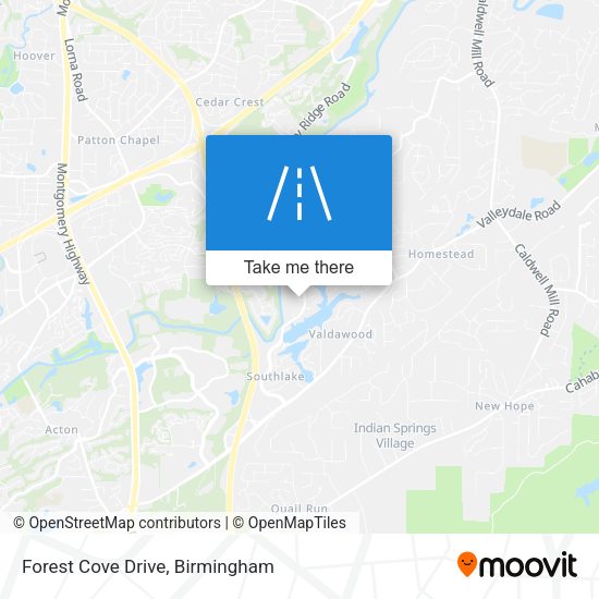 Mapa de Forest Cove Drive