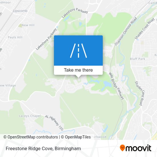 Freestone Ridge Cove map