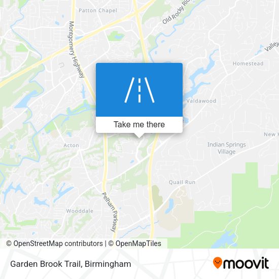 Mapa de Garden Brook Trail