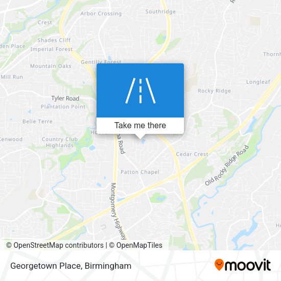 Georgetown Place map