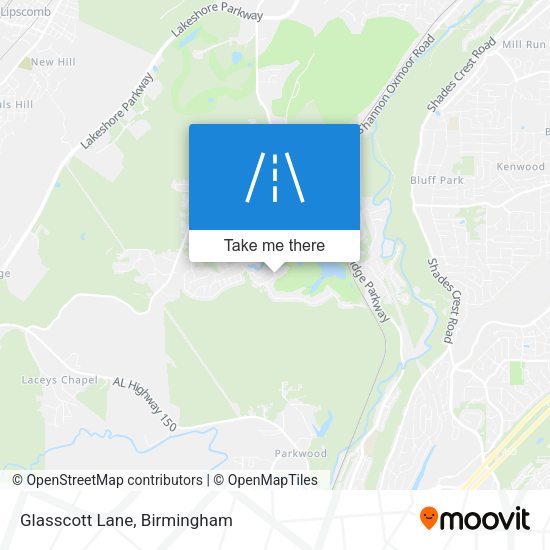 Mapa de Glasscott Lane