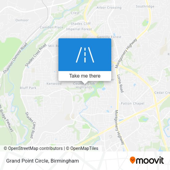 Grand Point Circle map