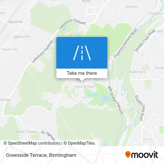 Greenside Terrace map