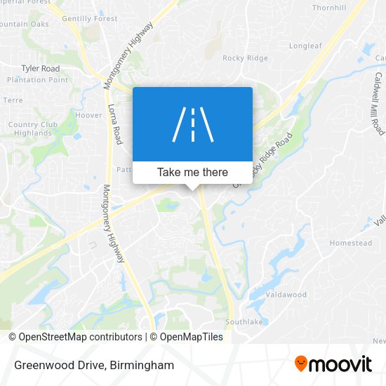 Mapa de Greenwood Drive