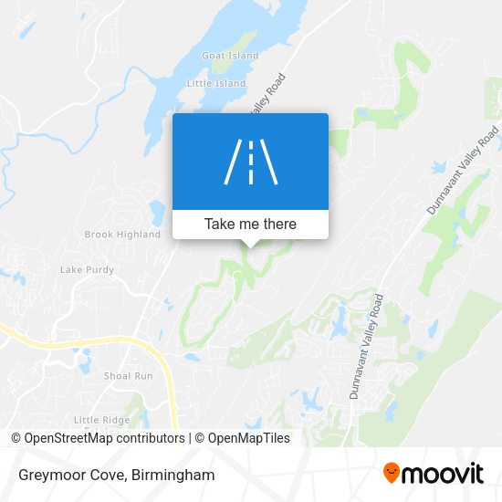 Mapa de Greymoor Cove