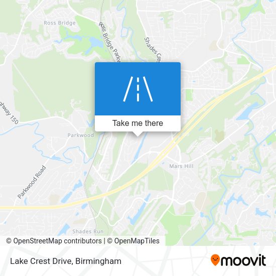 Mapa de Lake Crest Drive