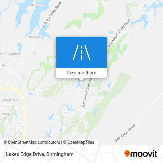 Lakes Edge Drive map
