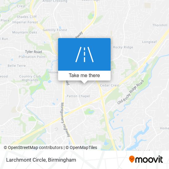 Larchmont Circle map