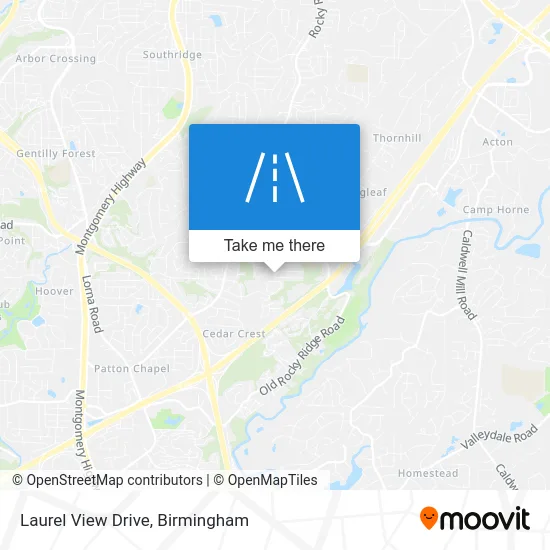 Laurel View Drive map