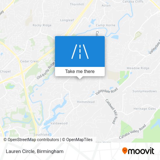 Mapa de Lauren Circle