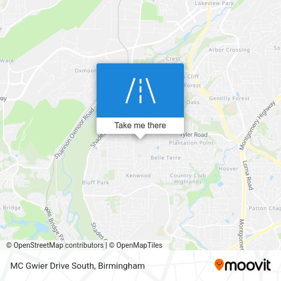 Mapa de MC Gwier Drive South