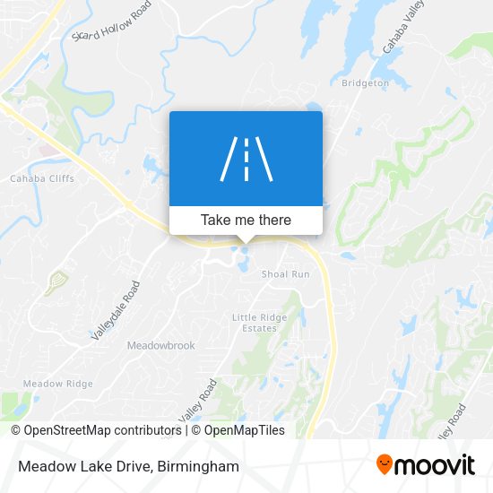 Meadow Lake Drive map