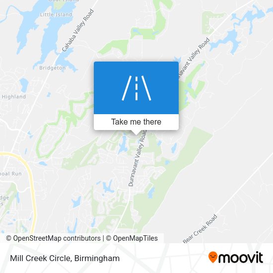 Mill Creek Circle map