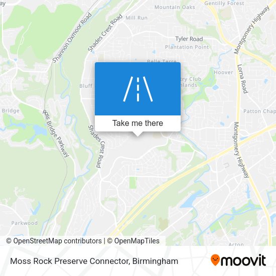 Moss Rock Preserve Connector map