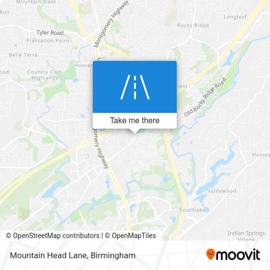 Mapa de Mountain Head Lane