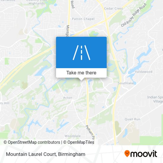 Mountain Laurel Court map