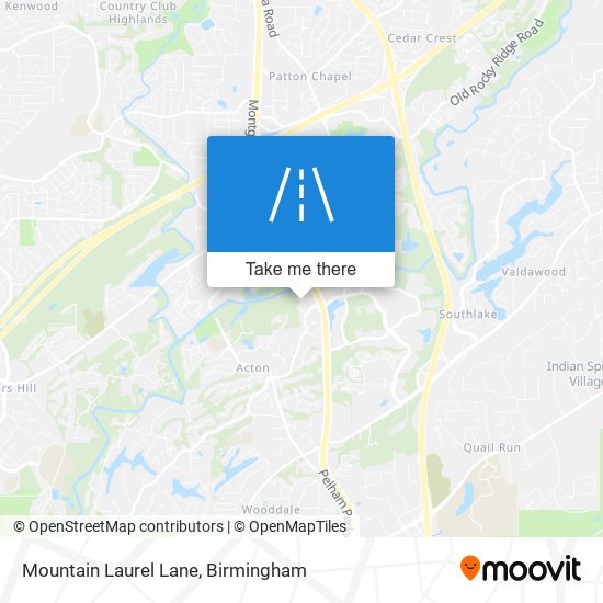 Mountain Laurel Lane map