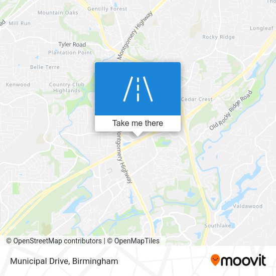 Municipal Drive map