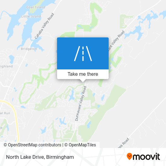 North Lake Drive map