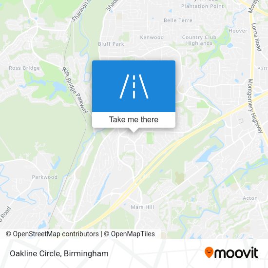 Mapa de Oakline Circle