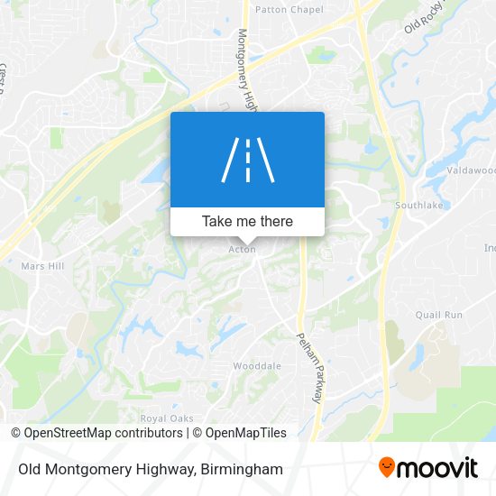 Old Montgomery Highway map