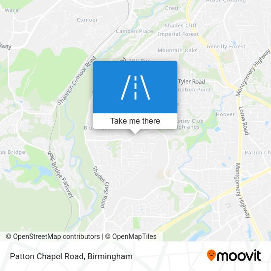 Mapa de Patton Chapel Road