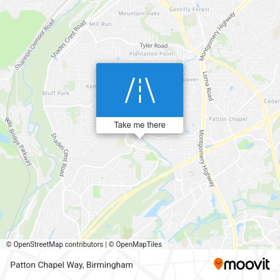 Mapa de Patton Chapel Way