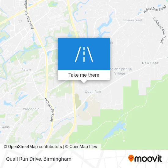Quail Run Drive map