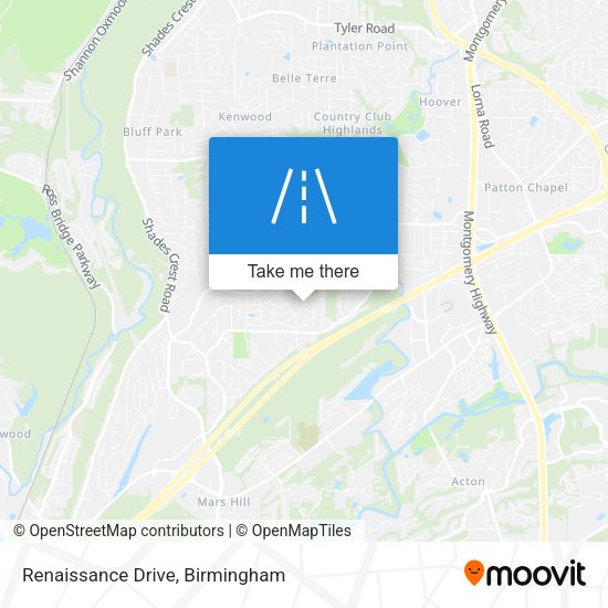 Mapa de Renaissance Drive