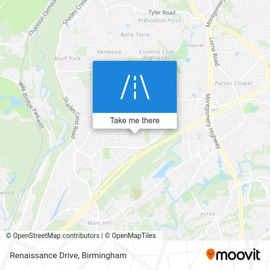 Renaissance Drive map