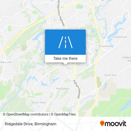 Mapa de Ridgedale Drive