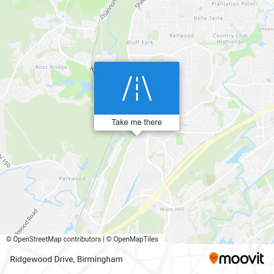 Ridgewood Drive map